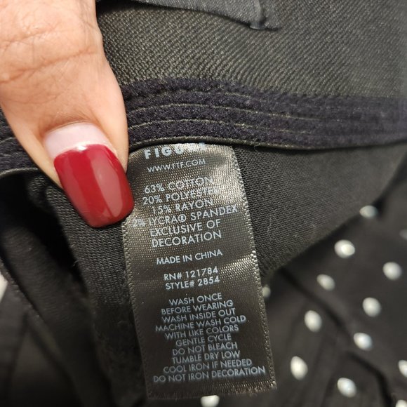 High Rise Rhinestone Jeans - Picture 9 of 10